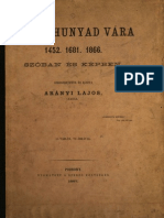 Arányi Lajos - Vajda-Hunyad Vára, 1452.1681.1866., Szóban És Képben (1867)