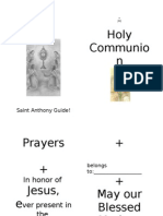 First Holy Communion Prayers