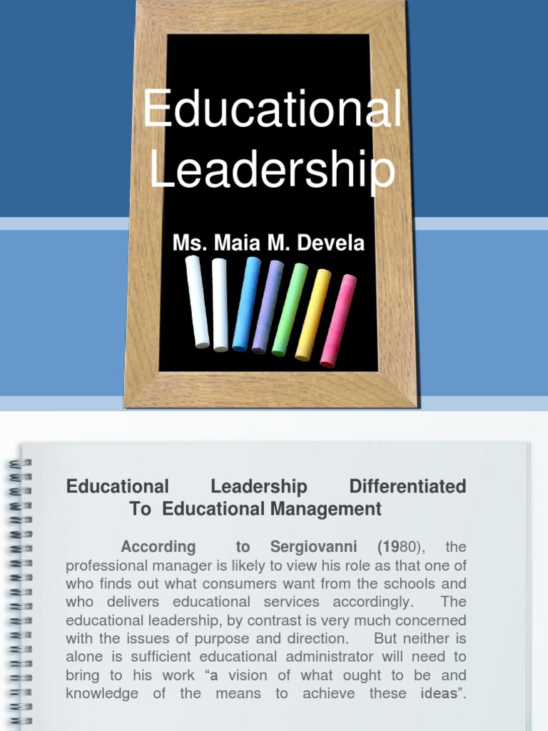 Educational Leadership PDF Leadership Creativity