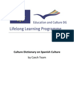 Culture Dictionary On Spanish Culture: by Czech Team