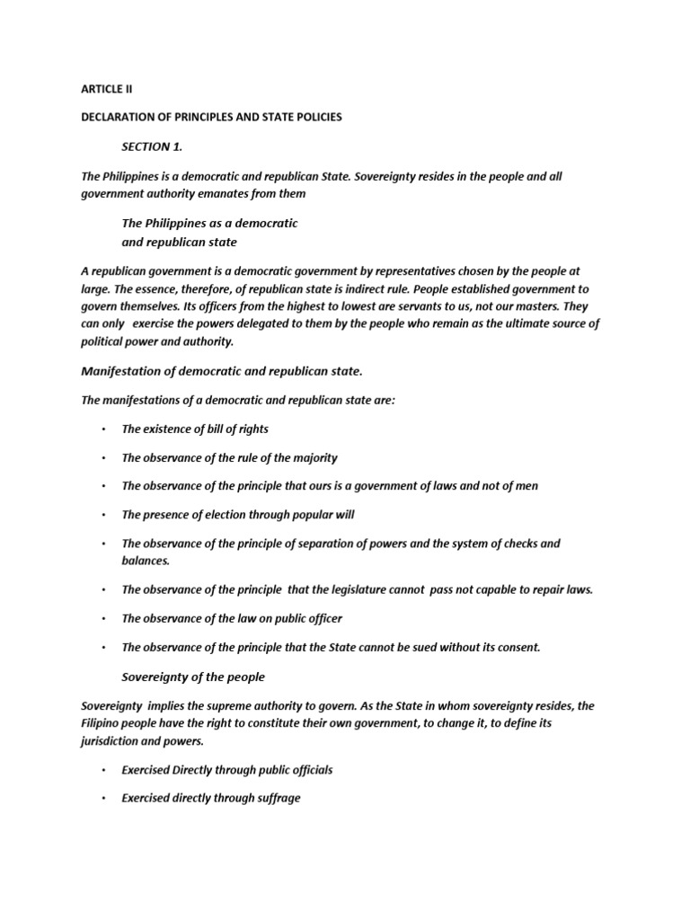 Article II PDF Establishment Clause Democracy