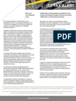 Tax  Alert - Resolución que establece las normas que regirán las cuentas en moneda extranjera en el Sistema financiero Naci