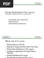 Using Peoplesoft File Layout