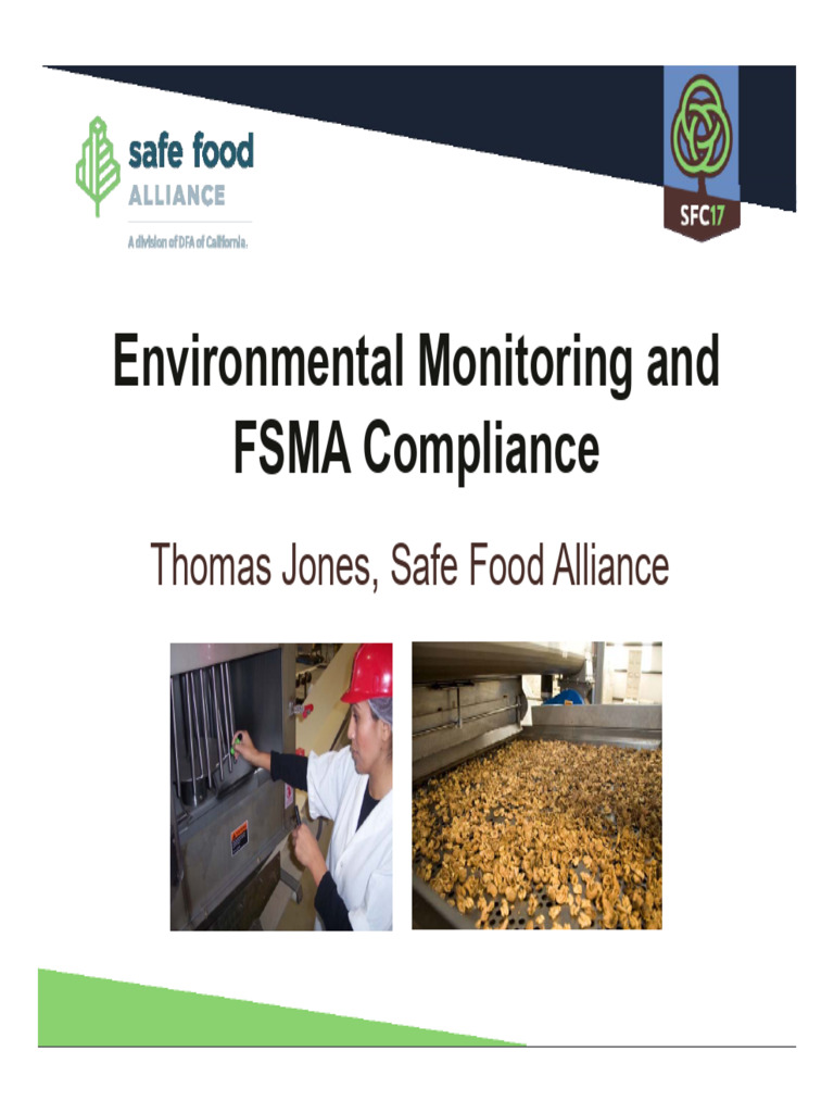 Sfc2017 Environmental Monitoring | PDF | Environmental Monitoring ...