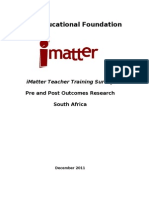 Teacher Survey Report 2011 