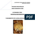 Guia Para Elaborar El Portafolio de Evidencias de Fundamentos de Legislacion Industrial