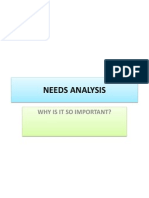 Needs Analysis: Why Is It So Important?