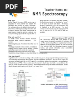 NMR Spectroscopy - Short Note