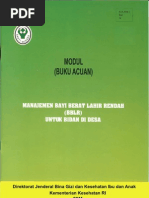 Download Buku Acuan Manajemen BBLR Untuk Bidan Di Desa by labkompetensi_akbiduk SN105270879 doc pdf