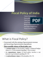 Fiscal Policy of India - Almost Final