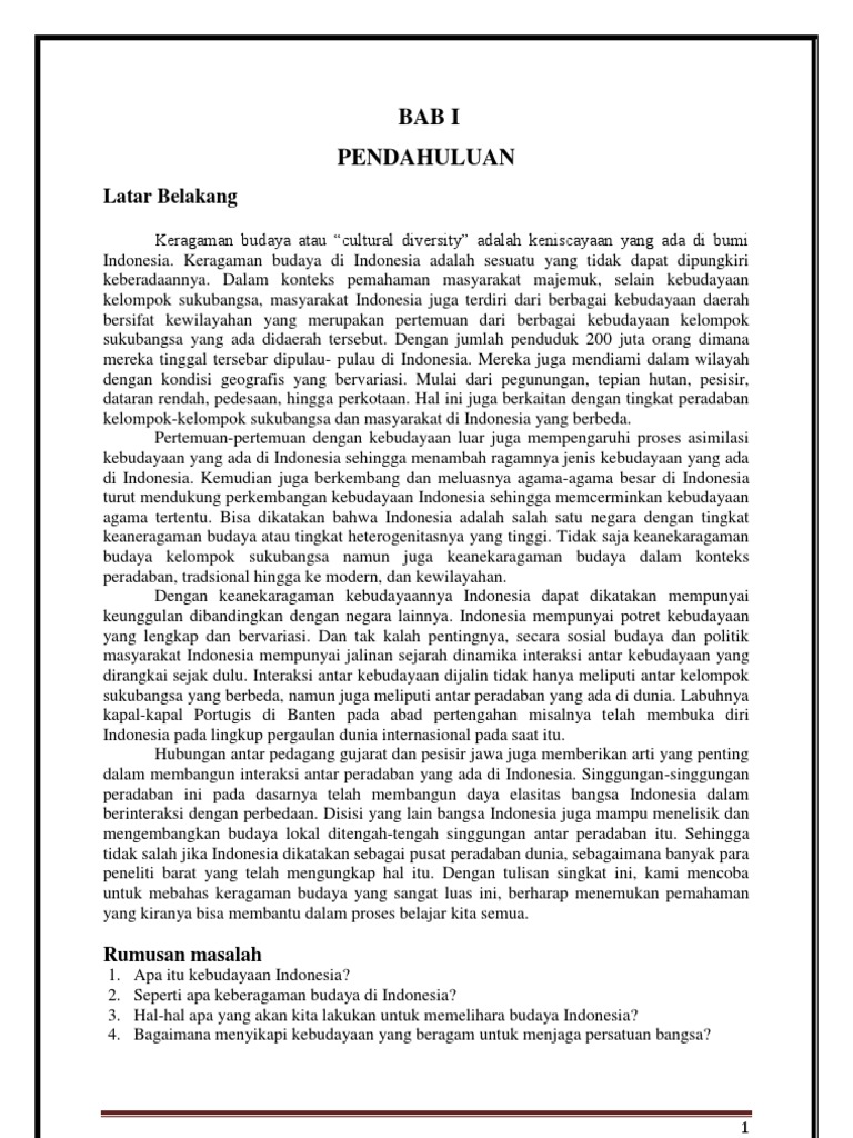 Makalah Ips Keberagaman Budaya