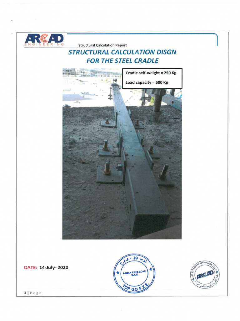Cradle Design Slab Beam | PDF