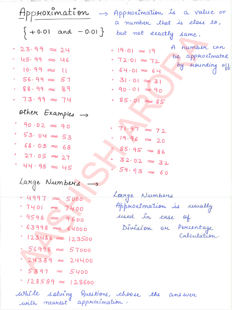 (Handwritten Classnotes) Simplification Class 07 | PDF
