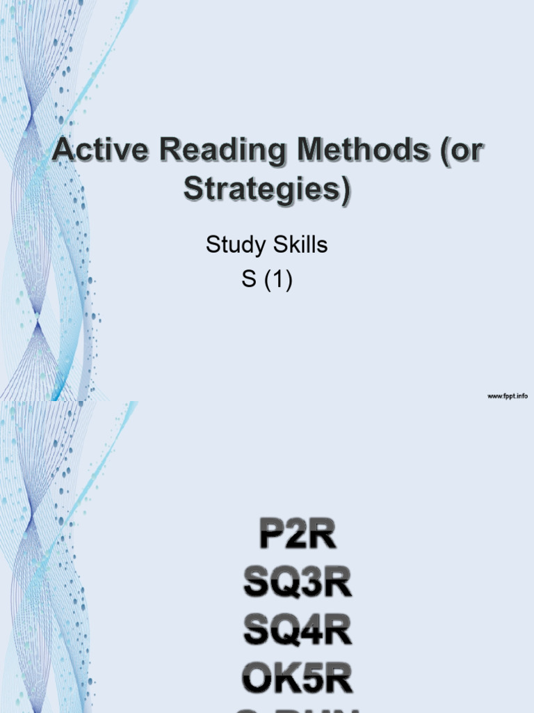 Active Reading Methods | PDF | Surveying | Information