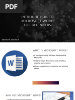 Microsoft Word Topics | PDF