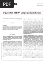 Jaques, Paola Berenstein _ Corpografias Urbanas