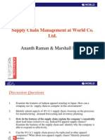 Supply Chain Management At World Co. Ltd. Pdf