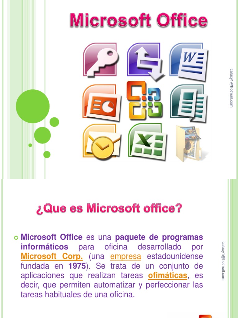 Microsoft Office | PDF | Microsoft Office | Microsoft