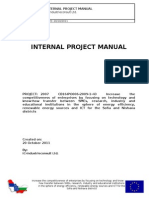 INTERNAL PROJECT MANUAL - IC-Industrieconsult Ltd.