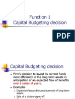 Unit 1 Chap 2 Capital Budgeting