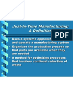 Just-In-Time Manufacturing: A Definition