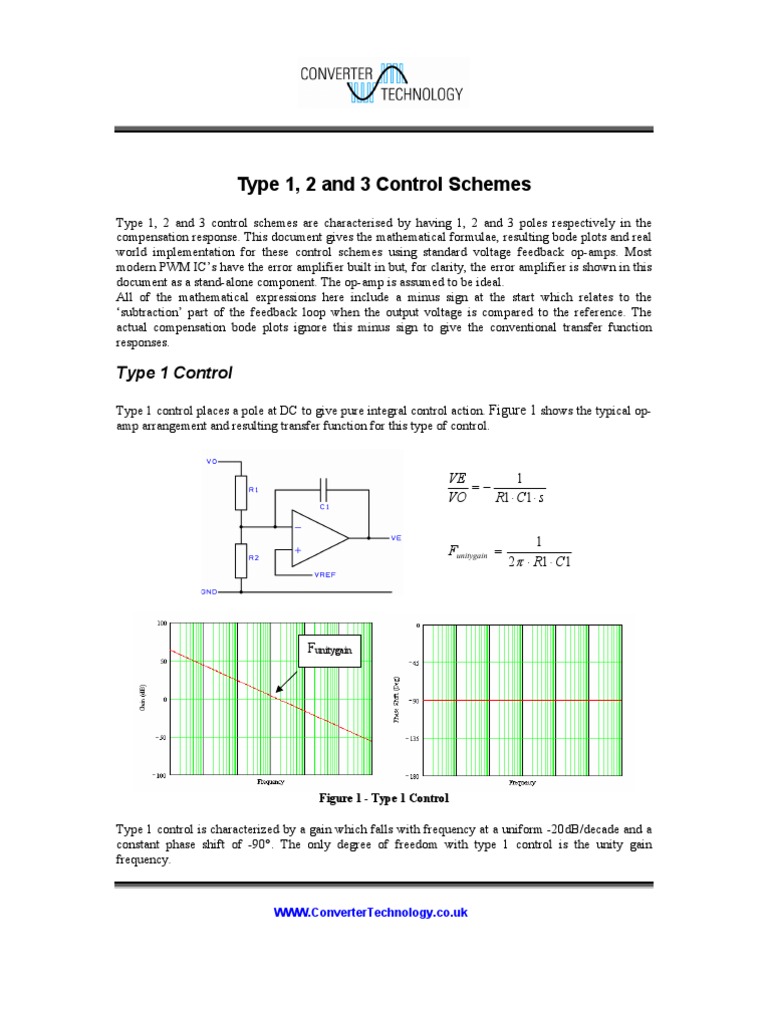 Type 1 - 2 and 3 Control Explained | PDF
