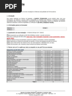 Questionário de Auto-Avaliação do Sistema da Qualidade de Fornecedores