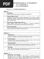 Geotechnical Engineering I