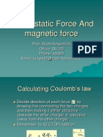 Charge and Magnetic Force