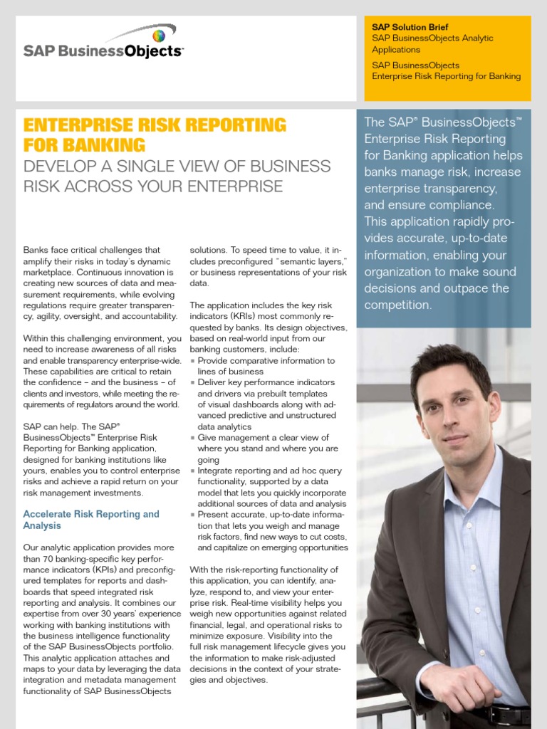 Enterprise Risk Reporting For Banking | PDF | Business