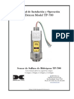 Tp-700_im_r2-01 Spanish Manual Del Sensor Detector de h2s Sulfuro de Hidrogeno