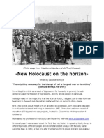 New Holocaust on the Horizon