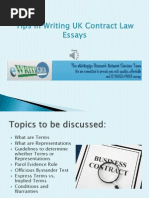 Download Tips in Writing UK Contract Law Essay by eWritegigs Essay SN105339684 doc pdf
