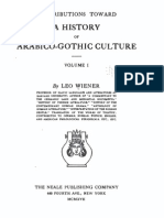 Leo Wiener 1917 - History of Arabico-Gothic Culture (Vol. 1 OCR)