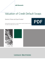 19601876 Lehman Brothers Valuation of Credit Default Swaps