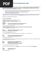 Download a CELTA Pre-Interview Task Updated Solved by Pablo Chuquin Morachimo SN105355123 doc pdf
