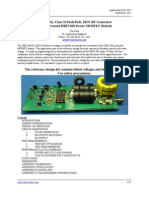 13.56 MHZ, Class D Push-Pull, 2KW RF Generator