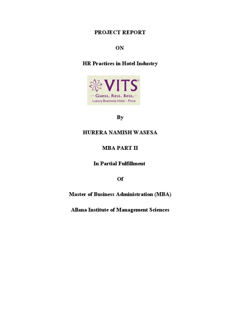 HR Practices in Hotel | PDF | Human Resource Management | Hotel