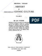 Leo Wiener 1919 - History of Arabico-Gothic Culture (Vol. 2)