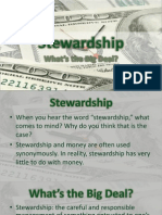 Stewardship Whats The Big Deal