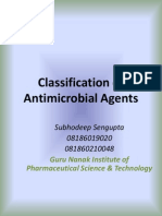 Classification of Antimicrobial Agents