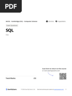 SQL Course Structure and Queries | PDF | Data Model | Data Management