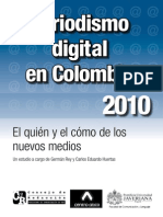 Periodismo Digital en Colombia 2010