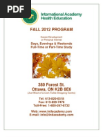 Download Fall 2012 IAHEC Courses by IAHEC SN105394379 doc pdf