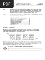 CPP Lernaufgabe Linked List