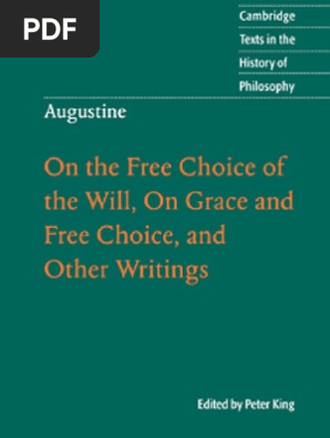 Augustine On The Free Choice Of Will Augustine Of Hippo Neoplatonism