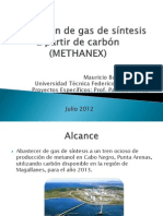 Producción de Gas de Síntesis A Partir de Carbón (METHANEX)