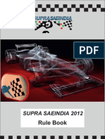 Supra Rule Book 2012