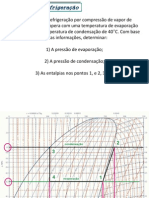 Exercício de leitura da tabela R-134a