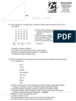 Statistika - 1 Kolokvij - Zadaci